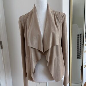 Bagatelle Beige Women's Open Front Blazer
